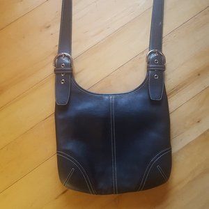 Black Coach Messenger Bag